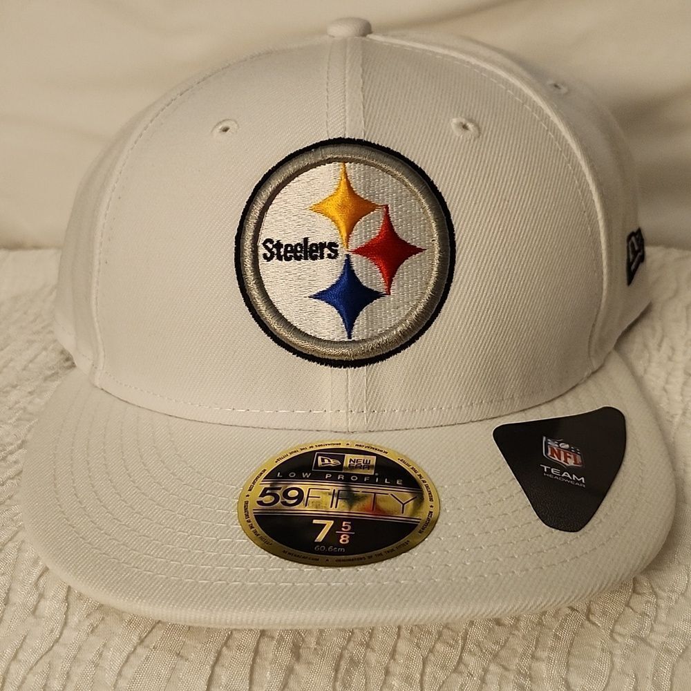 New Era 59FIFTY Pittsburgh Steelers Low Profile Fitted 7 5/8 Hat - NEW